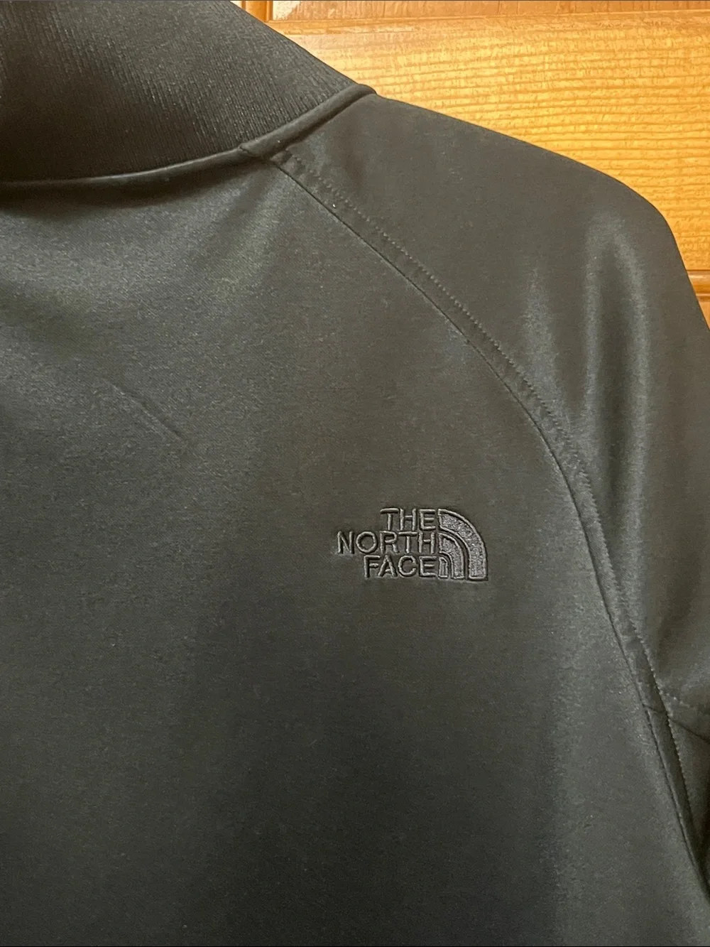 The North Face black/charcoal zip up jacket-no hood men’s XL